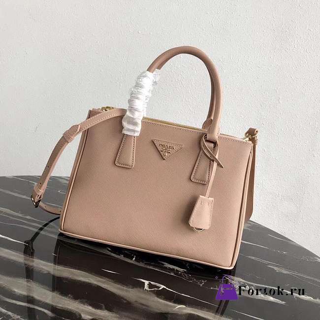 Prada Galleria Saffiano Leather Powder Pink 1BA863 28×20×12cm - 1
