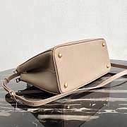 Prada Galleria Saffiano Leather Beige 1BA863 28×20×12cm - 6