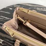 Prada Galleria Saffiano Leather Beige 1BA863 28×20×12cm - 4