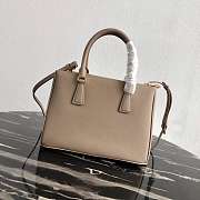 Prada Galleria Saffiano Leather Beige 1BA863 28×20×12cm - 3