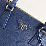 Prada Galleria Saffiano Leather Blue 1BA863 28×20×12cm - 2