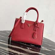 Prada Galleria Saffiano Leather Red 1BA863 28×20×12cm - 1