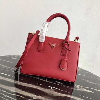 Prada Galleria Saffiano Leather Red 1BA863 28×20×12cm