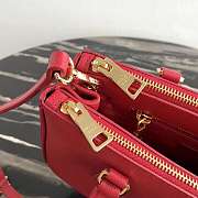 Prada Galleria Saffiano Leather Red 1BA863 28×20×12cm - 5