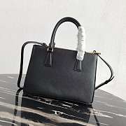 Prada Galleria Saffiano Leather Black 1BA863 28×20×12cm - 3