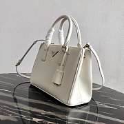 Prada Galleria Saffiano Leather White 1BA863 28×20×12cm - 5