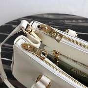Prada Galleria Saffiano Leather White 1BA863 28×20×12cm - 4