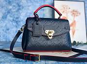 Louis Vuitton Georges BB Monogram Empreinte Leather Marine Rouge M53942 27.5x17x11.5cm - 1