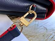 Louis Vuitton Georges BB Monogram Empreinte Leather Marine Rouge M53942 27.5x17x11.5cm - 4