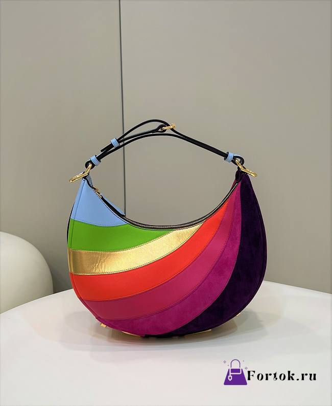 Fendi Small Fendigraphy Leather Multicolor 8BR798 29x24.5x10cm - 1