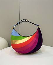 Fendi Small Fendigraphy Leather Multicolor 8BR798 29x24.5x10cm - 1