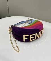 Fendi Small Fendigraphy Leather Multicolor 8BR798 29x24.5x10cm - 5