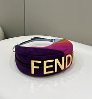 Fendi Small Fendigraphy Leather Multicolor 8BR798 29x24.5x10cm - 3