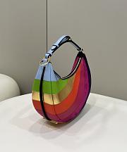 Fendi Small Fendigraphy Leather Multicolor 8BR798 29x24.5x10cm - 2
