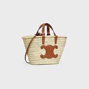 Celine Medium Triomphe Raffia Tan 192622 25x26x12cm - 6