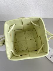 Bottega Veneta Cassette Lemon Green 680217 14x9x9cm - 5