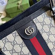 Gucci Medium Ophidia GG Tote Beige/Blue GG Canvas 631685 38x28x14cm - 2
