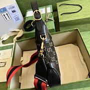 Gucci Small Jackie 1961 Shoulder Bag Black Denim 678843 28x19x4.5cm - 5