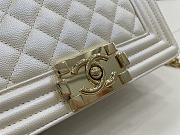 Chanel Small LeBoy Grained Leather Gold-tone Metal Black A67085 20cm - 6