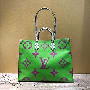 Louis Vuitton Onthego Handbag Green/Purple M44570 41cm - 1