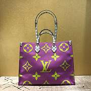 Louis Vuitton Onthego Handbag Green/Purple M44570 41cm - 3