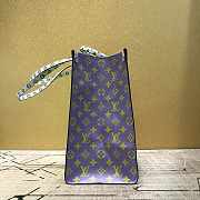 Louis Vuitton Onthego Handbag Green/Purple M44570 41cm - 2