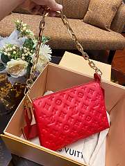 Louis Vuitton Coussin PM Red M57792 26x20x12cm - 3