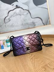 Chanel Small Evening Shoulder Flap Bag Multicolor Black/Pink 20cm - 1