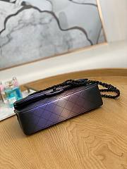 Chanel Evening Shoulder Flap Bag Multicolor Black/Pink 25x15x6cm - 6