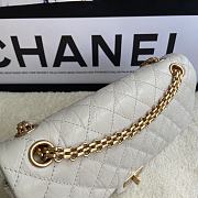 Chanel 2.55 Reissue Handbag Aged Calfskin White A37586 16x24x7.5cm - 2