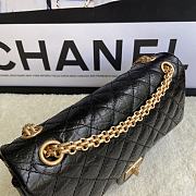 Chanel 2.55 Reissue Handbag Aged Calfskin Black A37586 16x24x7.5cm - 5
