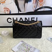 Chanel 2.55 Reissue Handbag Aged Calfskin Black A37586 16x24x7.5cm - 4