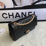 Chanel 2.55 Reissue Handbag Aged Calfskin Black A37586 16x24x7.5cm - 3