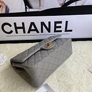 Chanel 2.55 Reissue Handbag Aged Calfskin Gray A37586 16x24x7.5cm - 6