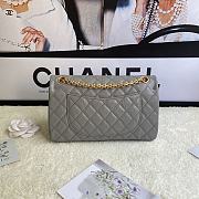 Chanel 2.55 Reissue Handbag Aged Calfskin Gray A37586 16x24x7.5cm - 2