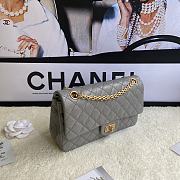 Chanel 2.55 Reissue Handbag Aged Calfskin Gray A37586 16x24x7.5cm - 3