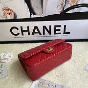 Chanel 2.55 Reissue Handbag Aged Calfskin Red A37586 16x24x7.5cm - 6