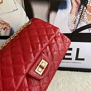 Chanel 2.55 Reissue Handbag Aged Calfskin Red A37586 16x24x7.5cm - 4