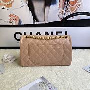 Chanel 2.55 Reissue Handbag Aged Calfskin Beige A37586 16x24x7.5cm - 5