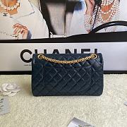 Chanel 2.55 Reissue Handbag Aged Calfskin Navy Blue A37586 16x24x7.5cm - 6