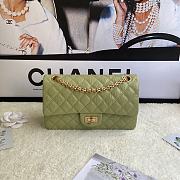 Chanel 2.55 Reissue Handbag Aged Calfskin Green A37586 16x24x7.5cm - 1