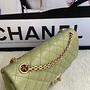 Chanel 2.55 Reissue Handbag Aged Calfskin Green A37586 16x24x7.5cm - 6