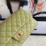 Chanel 2.55 Reissue Handbag Aged Calfskin Green A37586 16x24x7.5cm - 5