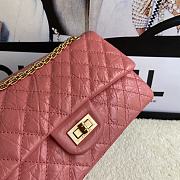 Chanel 2.55 Reissue Handbag Aged Calfskin Pink A37586 16x24x7.5cm - 4