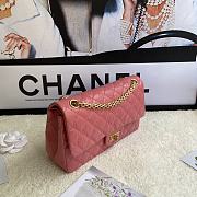 Chanel 2.55 Reissue Handbag Aged Calfskin Pink A37586 16x24x7.5cm - 2