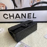 Chanel 2.55 Reissue Handbag Aged Calfskin All Black A37586 16x24x7.5cm - 2