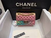 Chanel Mini 2.55 Rainbow Reissue Multicolor 20cm - 1