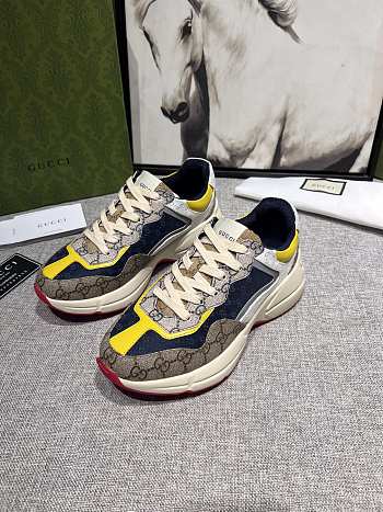 Gucci GG Rhyton Sneaker Beige/Yellow 620185