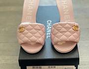 Chanel Mules Lambskin Leather Pink G38820 60mm - 1