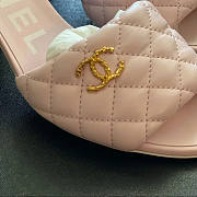 Chanel Mules Lambskin Leather Pink G38820 60mm - 6